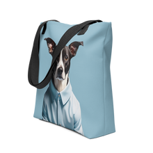 Sad Dog Blue Tote Bag