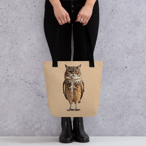 Cat Owl Tote Bag