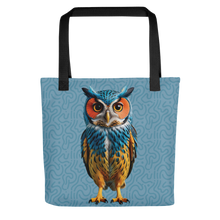 Blue Owl Tote Bag