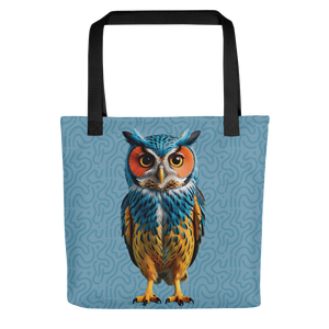 Blue Owl Tote Bag