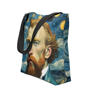 Van Gogh Potrait Painting Tote Bag