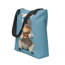 Polar Bear and Burger Tote Bag