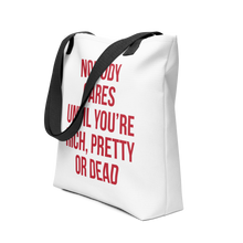 Nobody Cares (Funny) Tote Bag