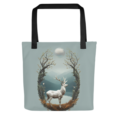 Deer By The Lake Tote Bag