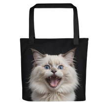 Angry Ragdoll Kitten Tote Bag