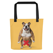 Bulldog X-Tape Yellow Tote Bag