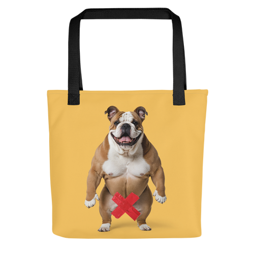 Bulldog X-Tape Yellow Tote Bag