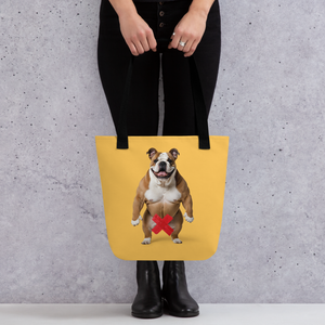 Bulldog X-Tape Yellow Tote Bag