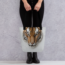 Silent Tiger Head Tote Bag