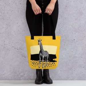 Giraffe Zebra Skin Tote Bag