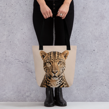 Leopard Potrait Tote Bag