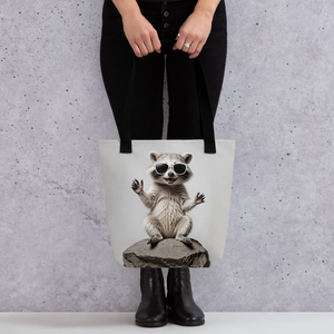 Hello Racoon Tote Bag