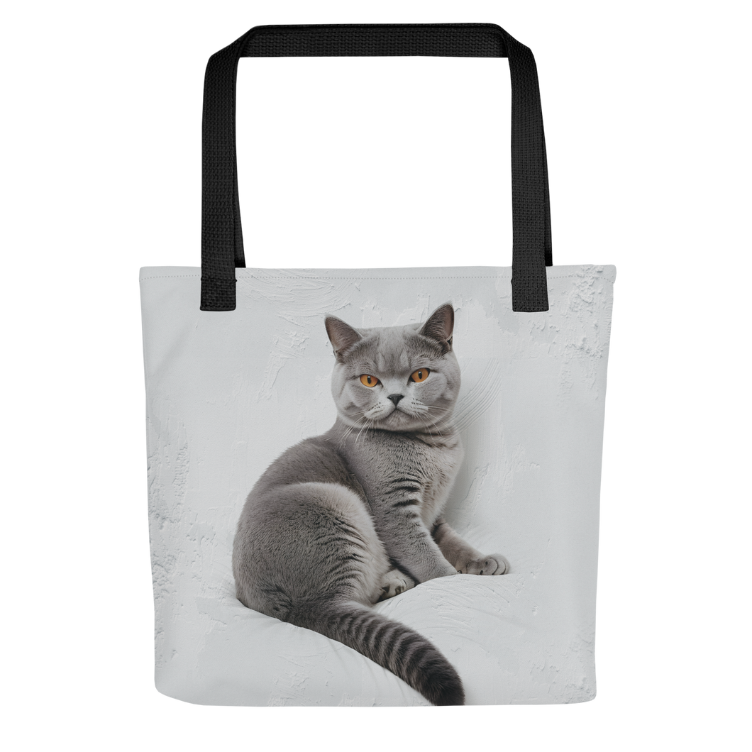 Relaxing British Shorthair Cat Tote Bag