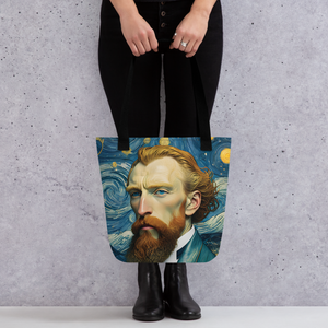 Van Gogh Potrait Painting Tote Bag