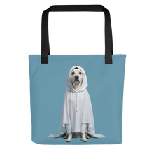 Dog in Ghost Costume Tote Bag