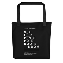 Guess The Word (Funny) Tote Bag