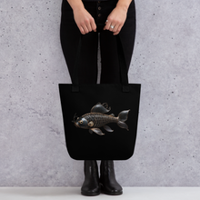 Minimalism Copperplate Art Fish Tote Bag