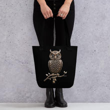 Owl Copper Art Tote Bag