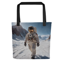 Astronaut Snow Tote Bag