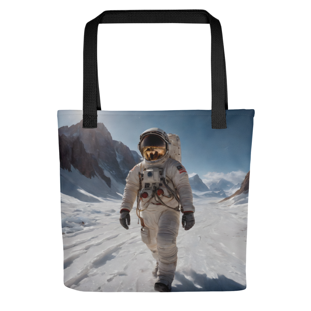 Astronaut Snow Tote Bag