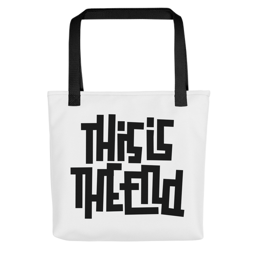 THIS IS THE END? White Tote Bag