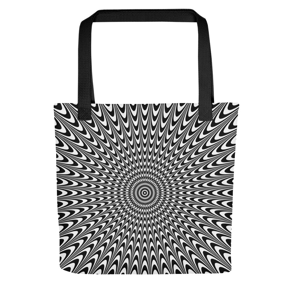 Vertigo Optical Illusion Background Tote bag