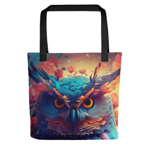 Colorful Owl Art Tote bag