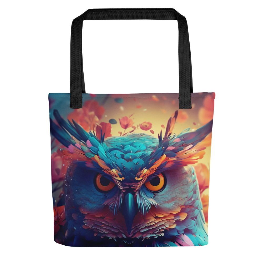 Colorful Owl Art Tote bag