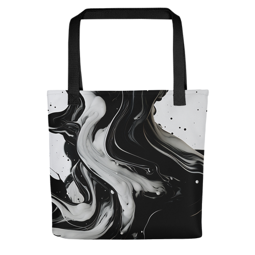 Black and White Fluid Tote bag