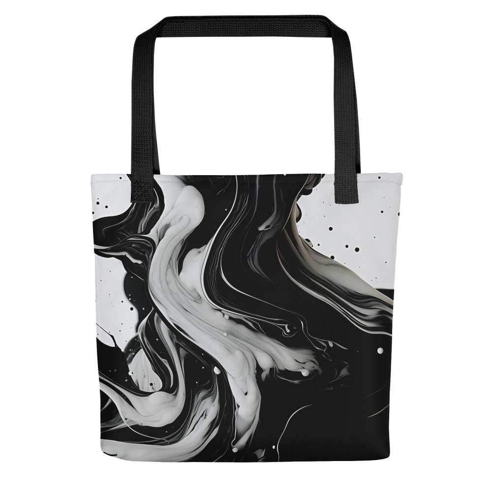 Black and White Fluid Tote bag