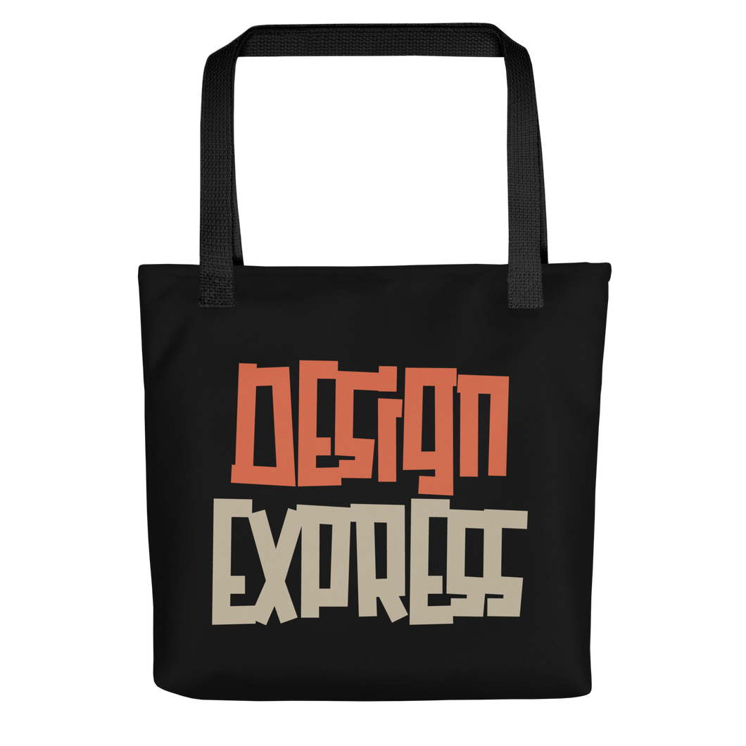 Design Express Typography Tote Bag