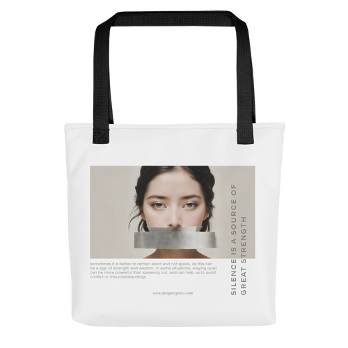 Silence Lao Tzu Tote Bag