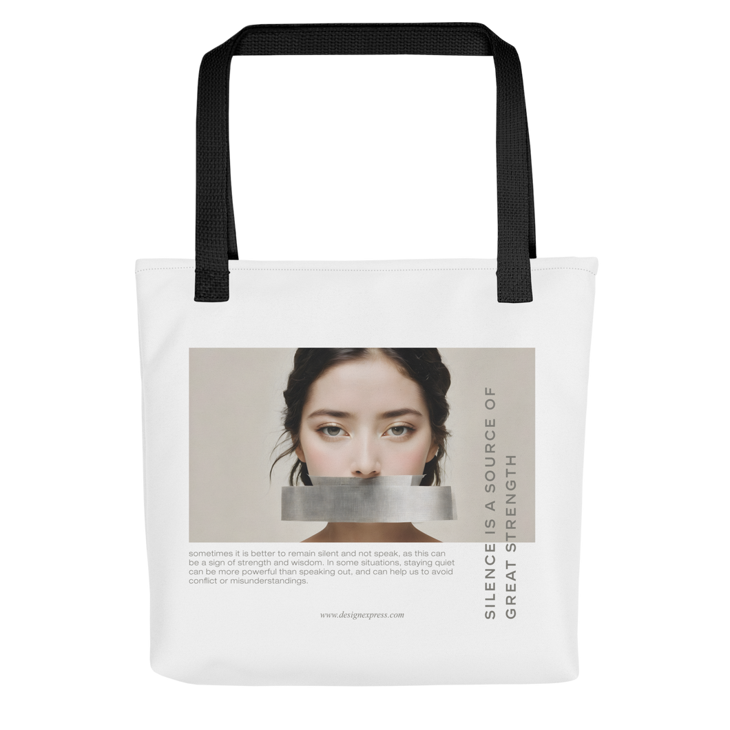 Silence Lao Tzu Tote Bag