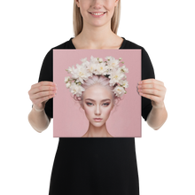 Pink Female Art Canvas Print
