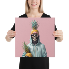 Skull Pineapple Canvas Print