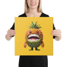 Pineapple Monster Canvas Print Art