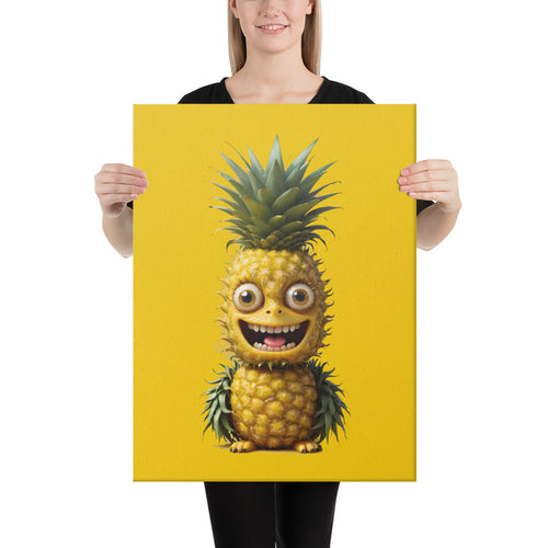 Unforgotable Funny Pineapple Canvas Print