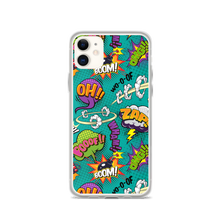 Comic Text Pattern iPhone Case