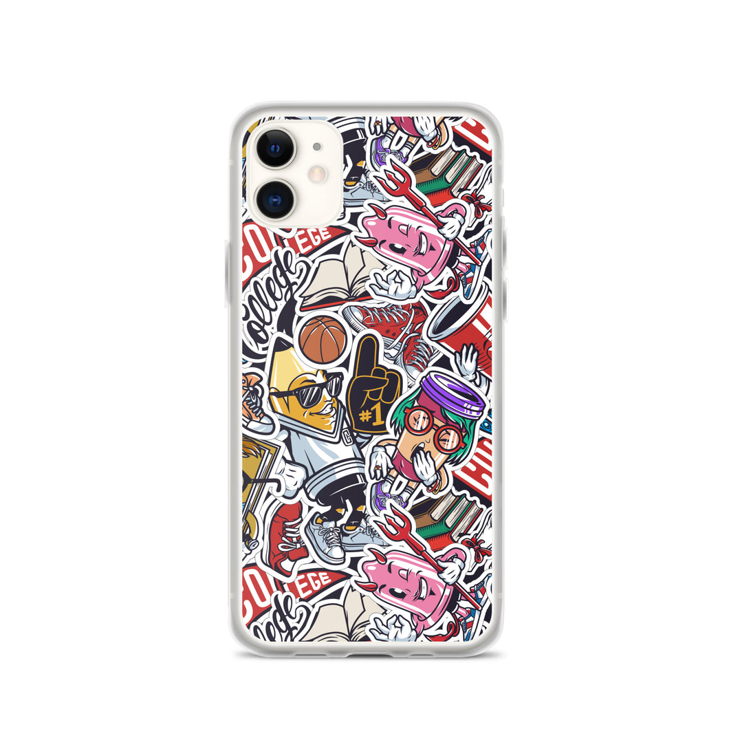 Street Art College Pattern iPhone Case