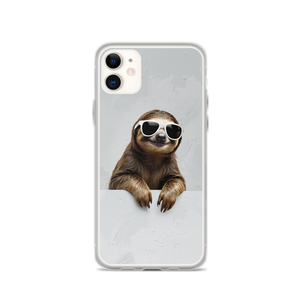 Cool Smiling Sloth iPhone Case