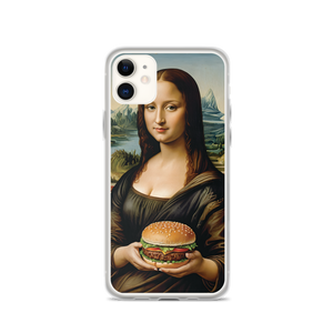 Monalisa Burger iPhone Case