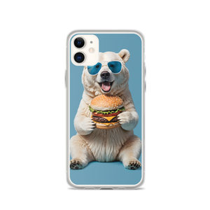 Polar Bear and Burger iPhone Case