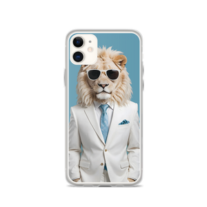 Funky White Lion iPhone Case