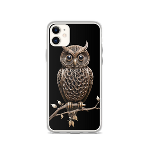 Owl Copper Art iPhone Case