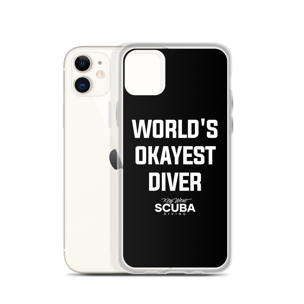 World's Okayest Diver Clear Case for iPhone®