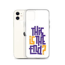 IS/THIS IS THE END? Purple Yellow iPhone Phone Case