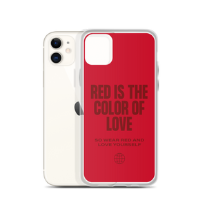 Red is the color of love iPhone® Phone Case