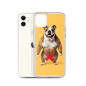 Bulldog X-Tape Yellow iPhone Case