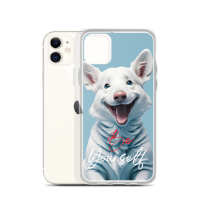 Cute Dog Be Yourself iPhone Case