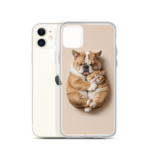 Cute Baby Cat and Dog Sleep iPhone Case